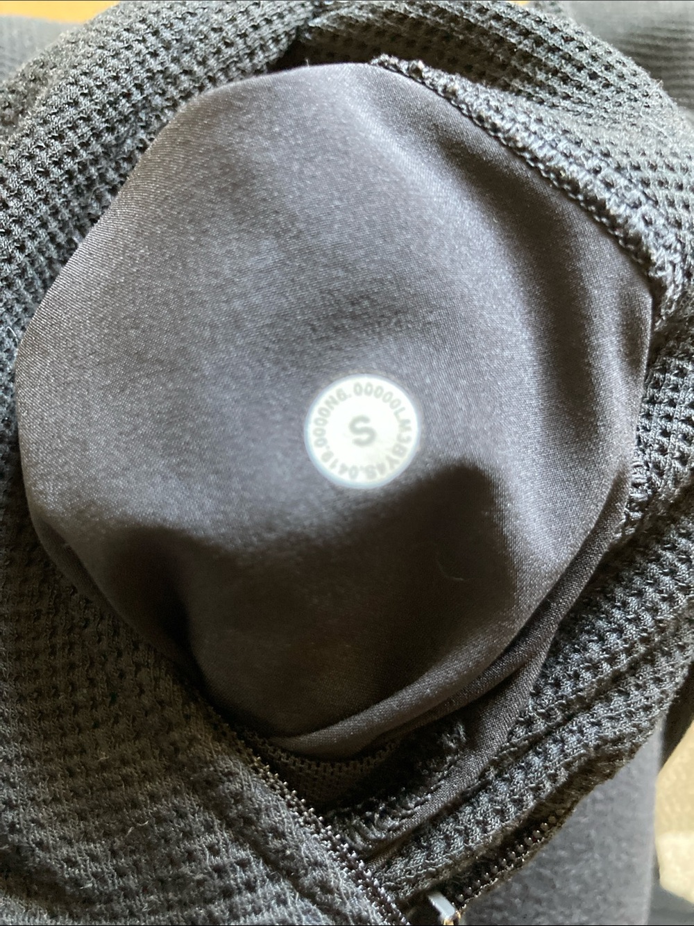🎁Free with 50$ purchase lululemon mens waffle ZipUp Hoodie training Jacket black - Picture 11 of 11